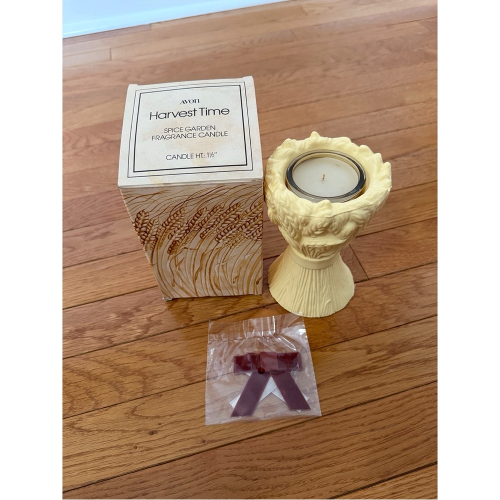 Avon Vintage 1980 Harvest Time Spice Garden Fragrance Candle - New in Box